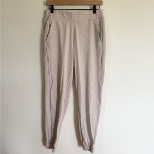 Athleta Cream Brooklyn Joggers